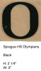 Sprague Olympians HS 2011 (OR) Black O